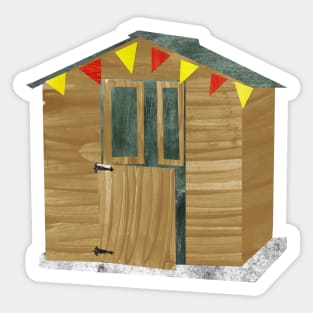 Shed - brown Sticker